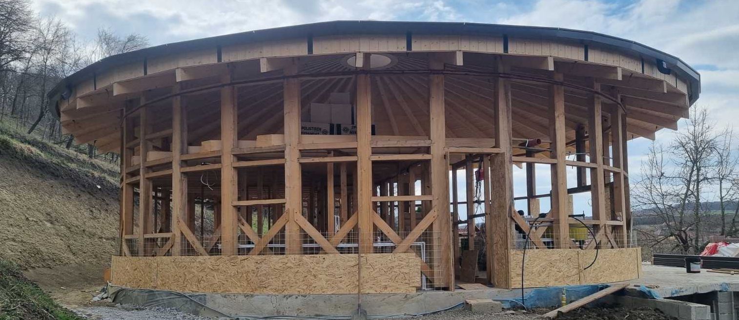 Kenderbeton jurtaház