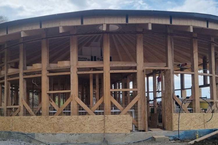 Kenderbeton jurtaház